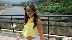 Cameron Bell Petite Latina Big Ass Big Cock Street Doggystyle Deepthroat Cowgirl Cumshot Blast!