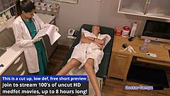 Dr Tampa's Tampa University Exam: Angel Santana's Shaved Pussy Spread