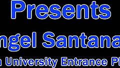 Dr Tampa's Tampa University Exam: Angel Santana's Shaved Pussy Spread