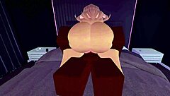 Blonde bitch grinds her wet pussy down hard on massive throbbing bbc monster cock riding relentlessly