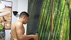 Hubby left for usa so his friend creampies my squirting pussy now