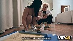 Tight Pussy And Asshole Pay Debt