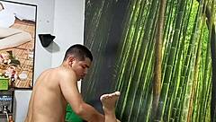 Hubby left for usa so his friend creampies my squirting pussy now