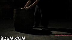 blindfolded babe gagged as toy shoves her twat deep 😈🔒🍆