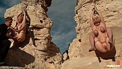 so the boyfriend drags his student out to the desert and fucks her rough while tied up