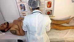 whoa nurse gets monster cock erection in hospital 😈 brazilian latina licks and bangs patient rough!