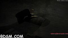 blindfolded babe gagged as toy shoves her twat deep 😈🔒🍆