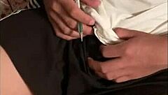 damn that tight pussy underwear peek in the dorm 😏💦