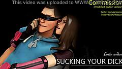 She delivers custom erotic audio of intimate oral teasing and sucking