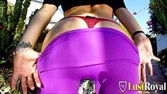 blonde angelica castro bends for naughty doggystyle condom pounding and cowgirl ride