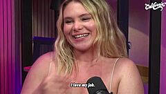 brazilian hottie flaunts feet then masters sloppy deepthroat lesson