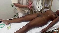 hot bahia patient gives me her sweet spot during massage 😏