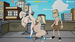 WOW BBW FUTANARI MILF With BIG TITS Fucks Campus Hard!