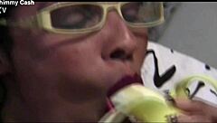 imagine tiny puerto rican midget latina stripping before big black cock rips clothes for florida workout