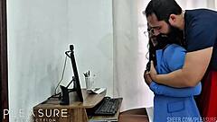 Sexy secretary wants post-work relaxation with big cock pounding?