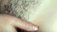 Whoa, check out that wife's creamy white pussy juice gushing everywhere!