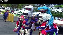 imagine tiny puerto rican midget latina stripping before big black cock rips clothes for florida workout