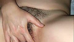 Whoa, check out that wife's creamy white pussy juice gushing everywhere!