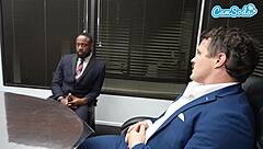 hey cuckold hubby ever seen a monster bbc stretch your petite wifes tight pussy doggystyle at work?