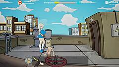 WOW BBW FUTANARI MILF With BIG TITS Fucks Campus Hard!