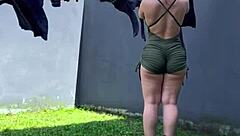 i crave my hot neighbor's delicious ass-shaking routine daily