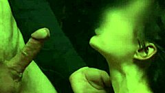 Sloppy amateur wife chokes on monster cock deepthroat gagging till pulsating cum floods her mouth