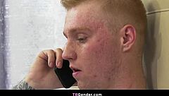 inked shemale luna love takes cock deep in her round bubble ass