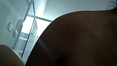 wife's romantic nipple lick turns into rough amazon domination blowjob pov