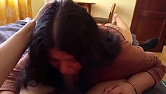 mi amiga del campo bends over begs for my thick creampie load inside