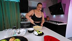 ever wonder why these kitchen pancakes never flop despite the hilarious milf bloopers?