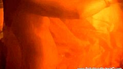 I feel power surging as s rips my clothes in sensual striptease dance