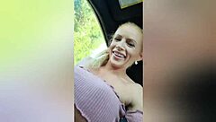 My heart races watching this slutwife deepthroat monster cock after husband leaves her stranded