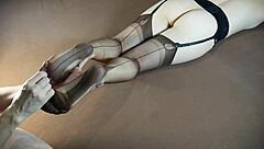 massage these sexy stocking soles horny milf??