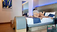 her husband watches closely as she begs stud to fuck his wife hard