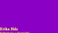 erika hdz plays horny nurse treating eager patient in hospital.