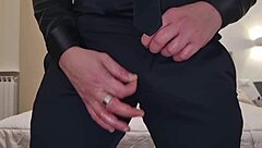 that skinny italian neighbor in lingerie gets her clothes ripped, dirty talks while riding huge cock and pissing