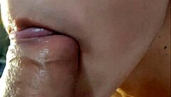 damn this amateur teen sucks cock so close up you'll feel it 😍💦