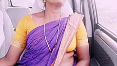 House Maid's Car Sex With Telugu Dirty Talk