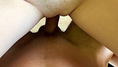 she oils him up poolside then takes him to the hotel for raw creampie sex