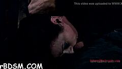 bound babe dominated and fucked hard by femdom couple