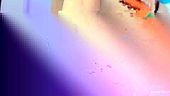 Damn, Perfect Body Dark Angel Pounds Pussy Live On Webcam!