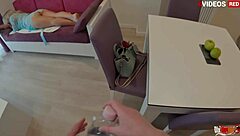 stepmom begs massage turns into rough anal creampie fisting stepson