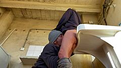 Hot Wife Licks Neighbor Pussy Closeup Orgasms in Washing Machine Room