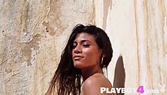 What if her petite frame hid that sexy naked body under ripped lingerie?