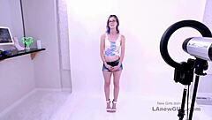 purple-haired teen, want daddy to fuck you hard during this sofa casting interview?