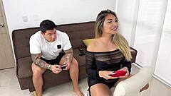 Heart races as stepsister impales on cock and rides nonstop