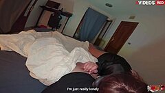 scared in stepsons bed i suck his dick beg him fuck my wet pussy