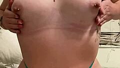 tall college slut fingers hairy clit thru panties cums hard homemade