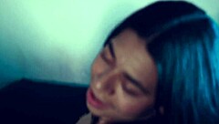 NERD MATURE GETS FOOTJOB LICKING THEN TIGHT PUSSY FUCK IN LINGERIE ORGASM