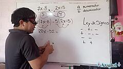 Teacher nerd's creampie equation explodes with massive load!